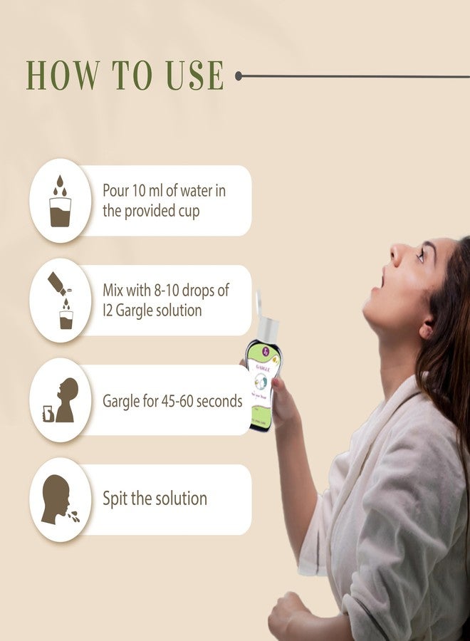 I2cure I2 Gargle For Complete Oral Care,Prevents Infected Heal Throats,Active Ingredient Molecular Iodine Protects Throat From Viruses,Fungi,Bacteria,Promotes Oral Health For Best Results-20Ml - Image 5